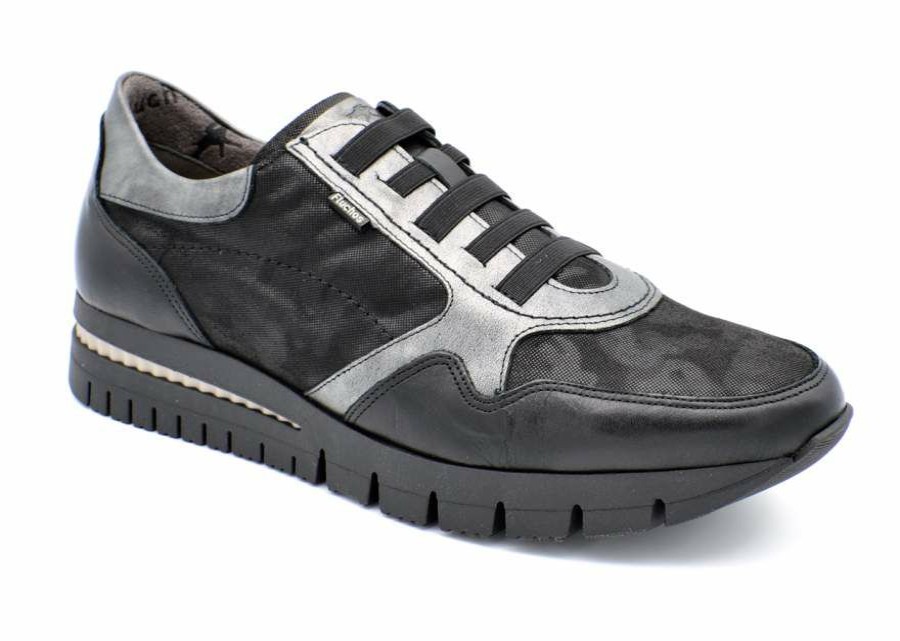 Woman Fluchos  | Lace Shoe Fluchos F1623 Black